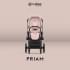 Коляска 2 в 1 Cybex Priam IV Platinum Collection шасси Matt Black, Peach Pink (Розовый)