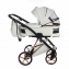 Коляска 2 в 1 Junama Air Ecco, JAE-01 (Белый / Рама медь)