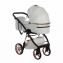 Коляска 2 в 1 Junama Air Ecco, JAE-01 (Белый / Рама медь)