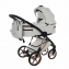 Коляска 2 в 1 Junama Air Ecco, JAE-01 (Белый / Рама медь)