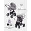 Коляска 2 в 1 MowBaby Tilda, Blue (Голубой)