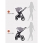 Коляска 2 в 1 MowBaby Tilda, Blue (Голубой)