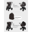 Коляска 2 в 1 Mowbaby Zoom PU Shine brown