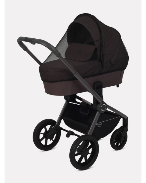 Коляска 2 в 1 Mowbaby Zoom PU Shine brown