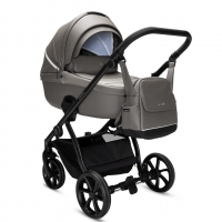 Коляска 2 в 1 Noordi Fjordi V.2 Leather, Stone Grey (803)