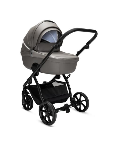 Коляска 2 в 1 Noordi Fjordi V.2 Leather, Stone Grey (803)