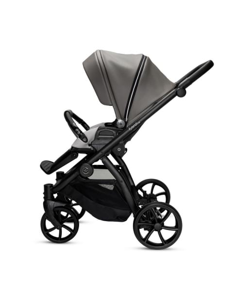 Коляска 2 в 1 Noordi Fjordi V.2 Leather, Stone Grey (803)