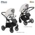 Коляска 2 в 1 Pituso Nino Eco-Leather, White (Белый)