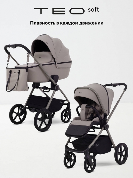 Коляска 2 в 1 Rant Teo Soft Cloud