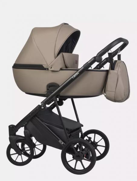 Коляска 2 в 1 Riko Basic Leon, 02 Beige (Бежевый)