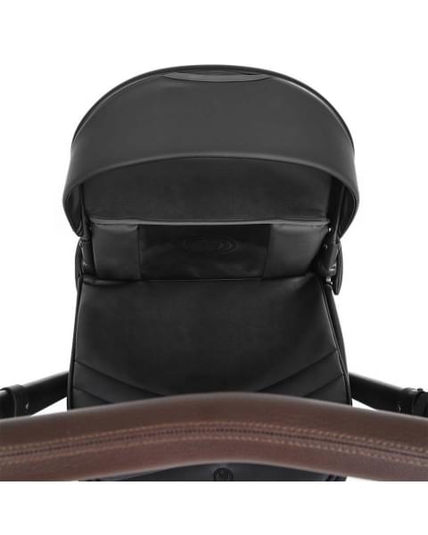 Коляска 2 в 1 Roan Sol Leather, Black Pearl (Черный)