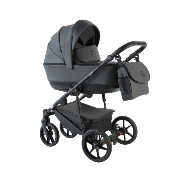 Коляска 2 в 1 Sevillababy Tisso, TIS-03 - Серый / Эко-кожа