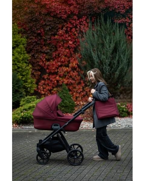 Коляска 2 в 1 Tutis Leo 3+, Burgundy (220)