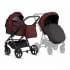 Коляска 2 в 1 Tutis Leo 3+, Burgundy (220)