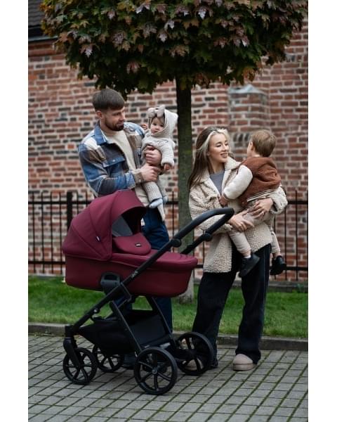 Коляска 2 в 1 Tutis Leo 3+, Burgundy (220)