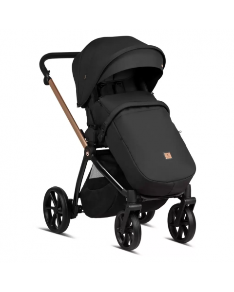 Коляска 2 в 1 Tutis Mio 3+ Essential Black, Rose Gold (292)