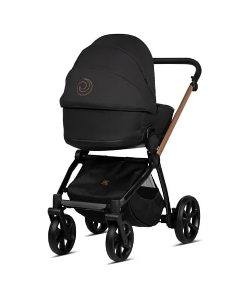 Коляска 2 в 1 Tutis Mio 3+ Essential Black, Rose Gold (292)