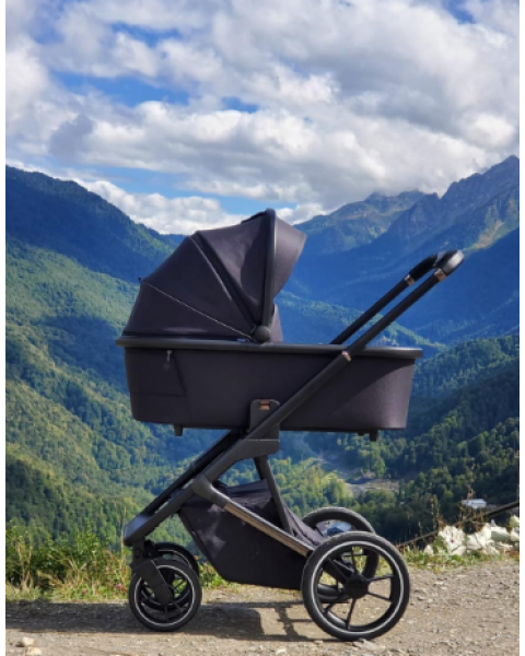 Коляска 3 в 1 Agex Prima 4x4, Black (Черный)