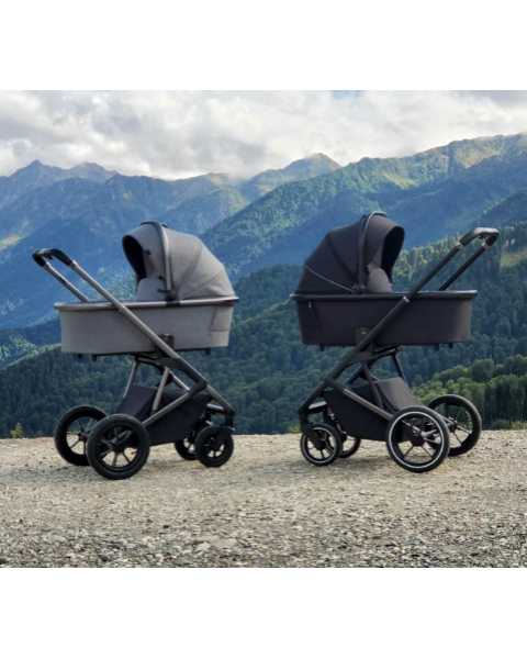 Коляска 3 в 1 Agex Prima 4x4, Black (Черный)