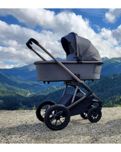Коляска 3 в 1 Agex Prima 4x4, Black (Черный)