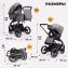 Коляска 3 в 1 Agex Prima 4x4, Black (Черный)