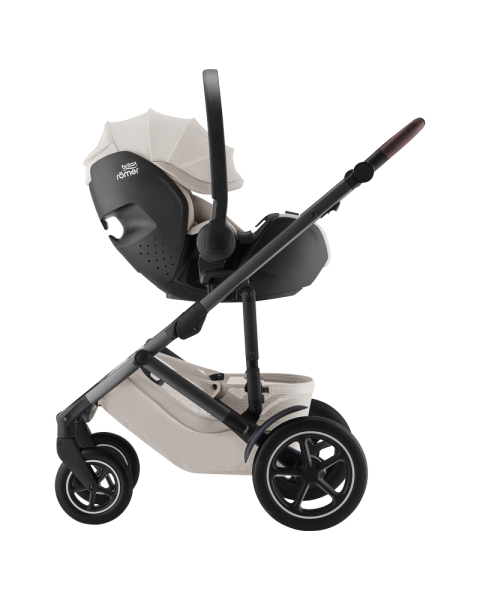 Коляска 3 в 1 Britax Roemer Smile 5Z Lux Collection, Soft Taupe (Бежевый) + Автокресло Baby-Safe Pro, Soft Taupe (Бежевый)