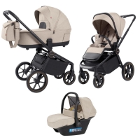 Коляска 3 в 1 Carrello Epica CRL-8511 / 2025, Almond Beige (Бежевый)