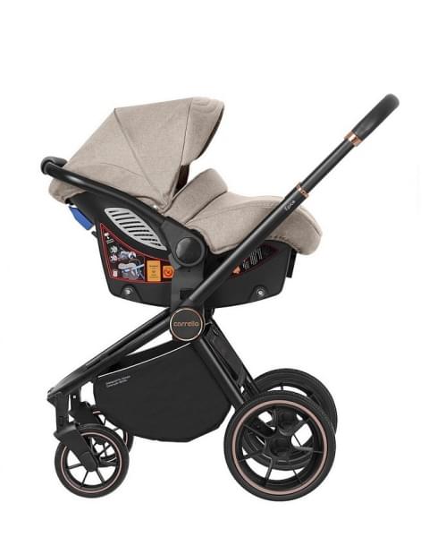 Коляска 3 в 1 Carrello Epica CRL-8511 / 2025, Almond Beige (Бежевый)