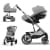 Коляска 3 в 1 Cybex Balios S Lux 2025 цвет Stone Grey + Автокресло Cloud G Plus