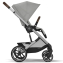 Коляска 3 в 1 Cybex Balios S Lux 2025 цвет Stone Grey с дождевиком + Автокресло Cloud T i-Size Plus Mirage Grey