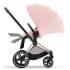 Коляска 3 в 1 Cybex Priam IV Rosegold и автокресло Aton B2 i-Size Peach Pink/Steel Grey