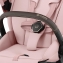 Коляска 3 в 1 Cybex Priam IV Rosegold и автокресло Aton B2 i-Size Peach Pink/Steel Grey