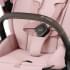 Коляска 3 в 1 Cybex Priam IV Rosegold и автокресло Aton B2 i-Size Peach Pink/Steel Grey