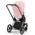 Коляска 3 в 1 Cybex Priam IV Rosegold и автокресло Aton B2 i-Size Peach Pink/Steel Grey