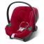 Коляска 3 в 1 Cybex Priam IV Rosegold и автокресло Aton B2 i-Size Sepia Black/Dynamic Red