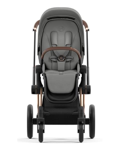 Коляска 3 в 1 Cybex Priam IV Rosegold и автокресло Cloud G i-Size Lava Grey Mirage Grey