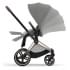 Коляска 3 в 1 Cybex Priam IV Rosegold и автокресло Cloud G i-Size Lava Grey Mirage Grey