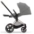 Коляска 3 в 1 Cybex Priam IV Rosegold и автокресло Cloud G i-Size Lava Grey Mirage Grey