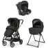 Коляска 4 в 1 Inglesina Electa New System Quattro + Автокресло Inglesina Darwin (0-13 кг), Upper Black