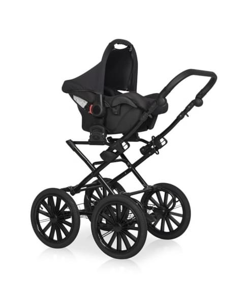 Коляска 3 в 1 Riko Basic Montana X Ecco Prestige 24 Graphite (графит)