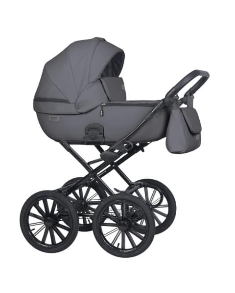 Коляска 3 в 1 Riko Basic Montana X Ecco Prestige 24 Graphite (графит)
