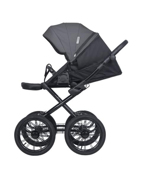 Коляска 3 в 1 Riko Basic Montana X Ecco Prestige 24 Graphite (графит)
