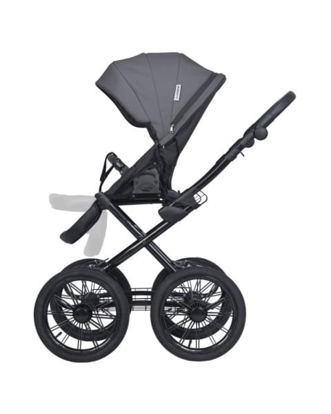 Коляска 3 в 1 Riko Basic Montana X Ecco Prestige 24 Graphite (графит)