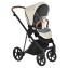 Коляска 3 в 1 Roan Sol Lux, Pearl Shell шасси Nikiel (Серый)
