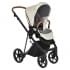 Коляска 3 в 1 Roan Sol Lux, Pearl Shell шасси Nikiel (Серый)