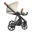 Коляска 3 в 1 Roan Sol Lux, Pearl Shell шасси Nikiel (Серый)