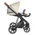 Коляска 3 в 1 Roan Sol Lux, Pearl Shell шасси Nikiel (Серый)