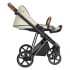 Коляска 3 в 1 Roan Sol Lux, Pearl Shell шасси Nikiel (Серый)