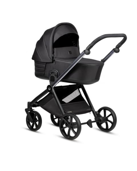 Коляска 3 в 1 Tutis Mio 3+ NEW Black Edition, Obsidian (060)