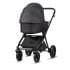 Коляска 3 в 1 Tutis Mio 3+ NEW Black Edition, Obsidian (060)